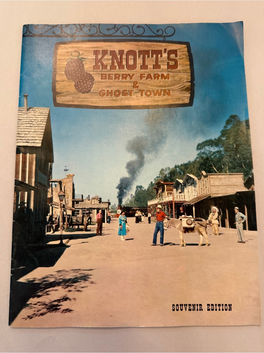 Vintage Knott's Berry Farm Ghost Town Theme Park Guide 70s Buena Park California